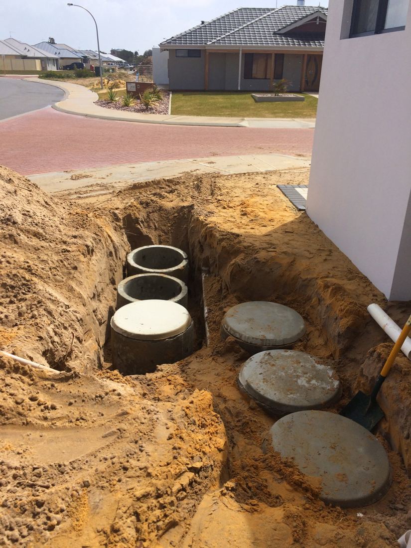 Soak well installation